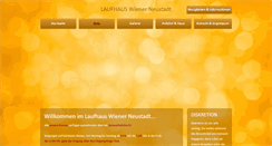 Desktop Screenshot of laufhaus-wn.at