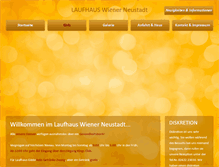 Tablet Screenshot of laufhaus-wn.at